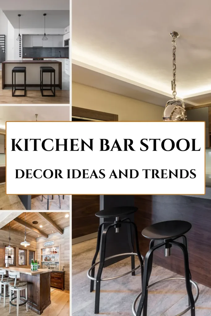Cozy counter-height stools perfect for casual dining and kitchen workspaces